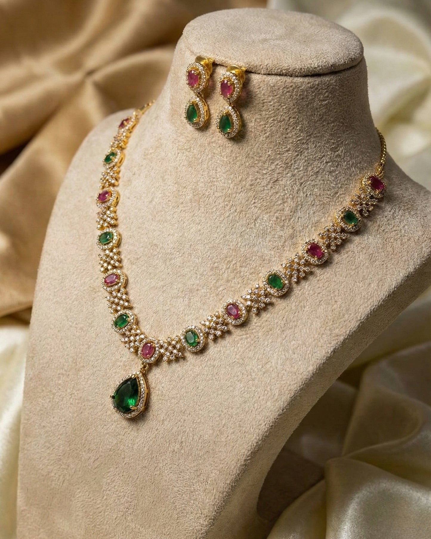 Cubic Zirconia Necklace #065