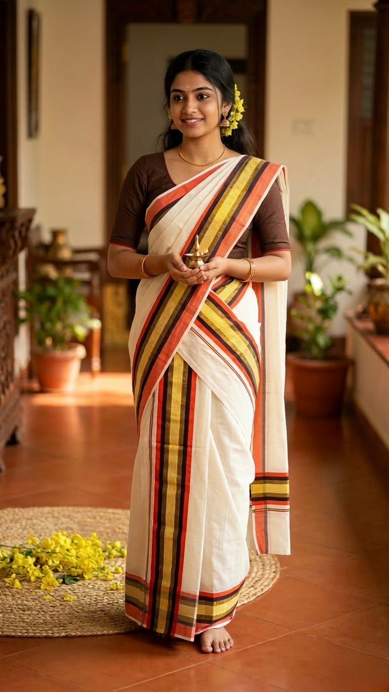 Premium Kasavu and Kara Set Mundu π€