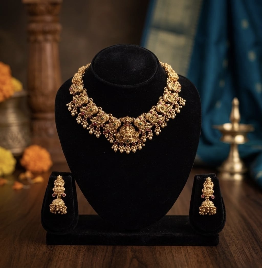 Lakshmi Temple Jewelry Set