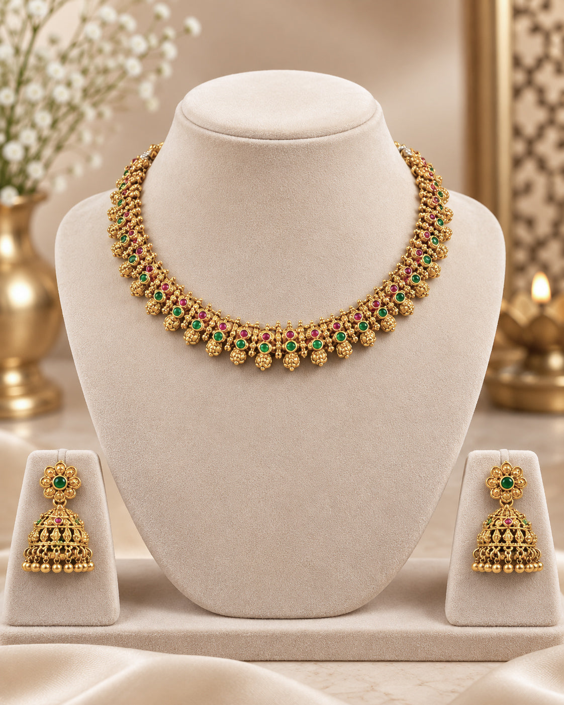 Kemp Temple Necklace Set