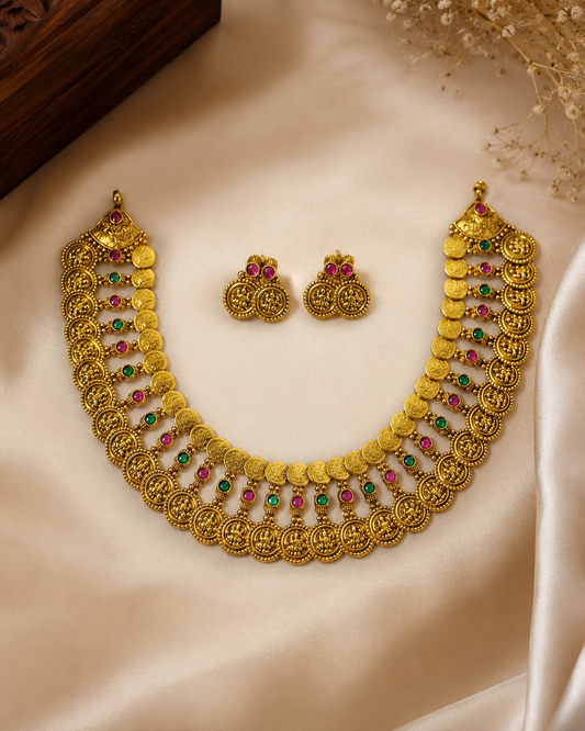 Lakshmi Kasi Necklace Set