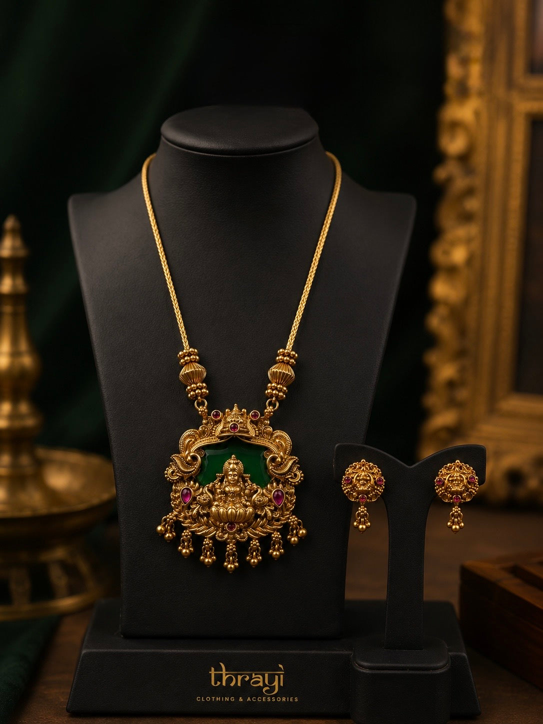 Lakshmi Palakka Pendant Chain