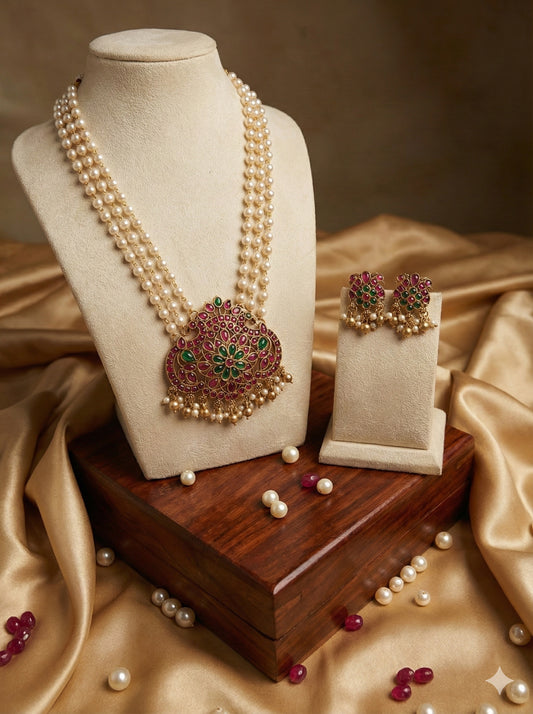 Pearl Haram with Kemp Stone Pendant (#052)