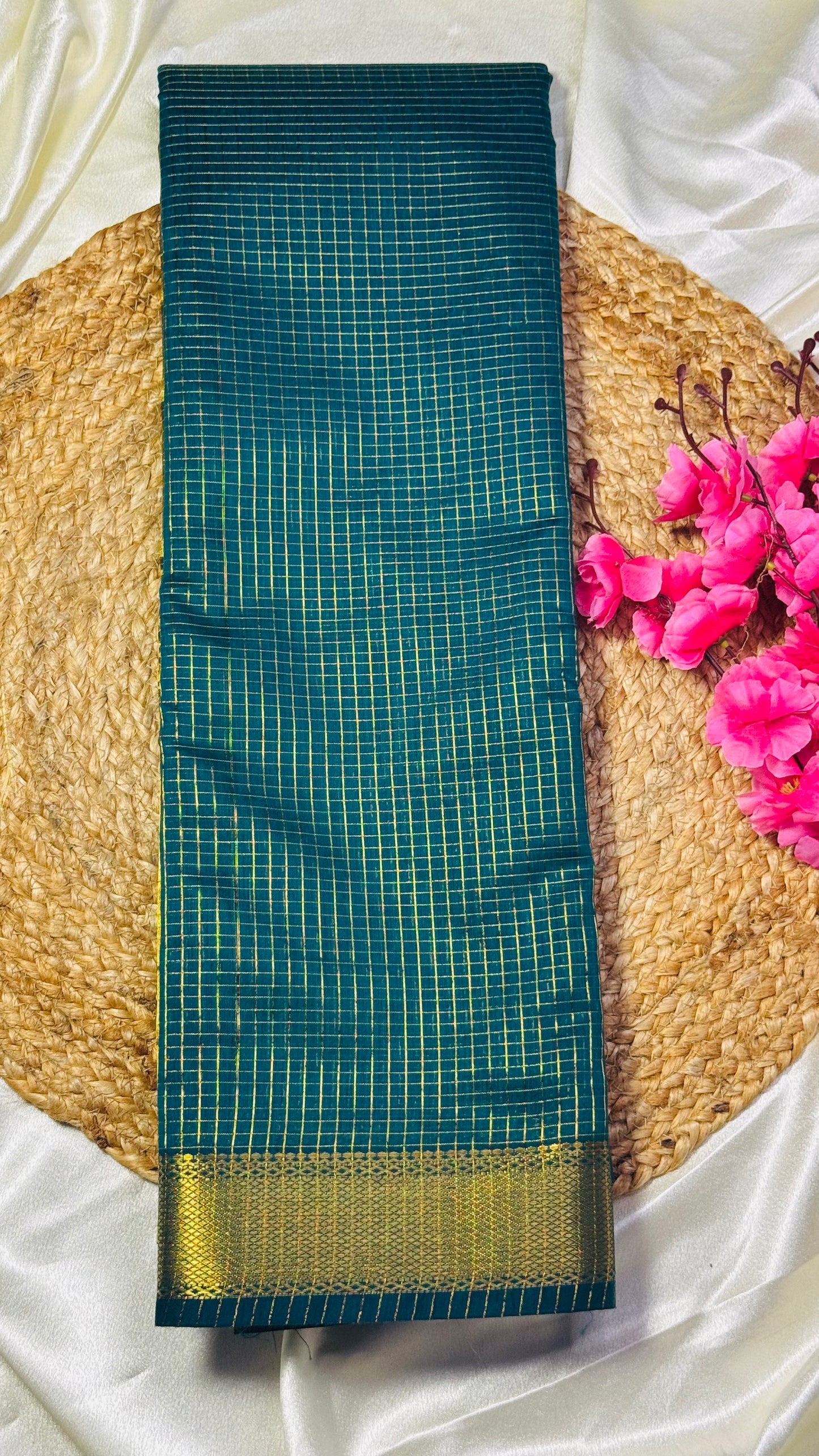 Royal Green Kasavu Saree