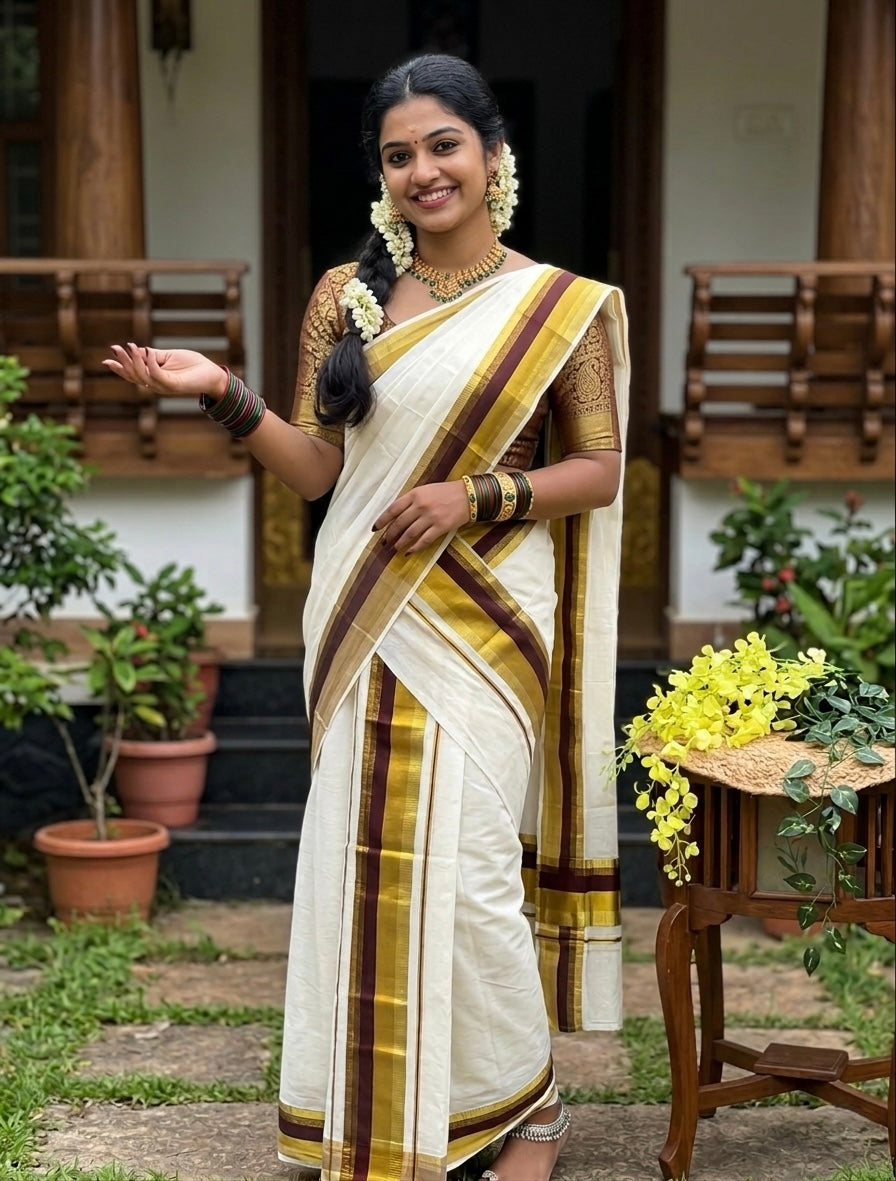 Classic Kara Kasavu Set Mundu