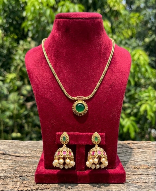 Emerald Drop Simple Attigai Set (#080)