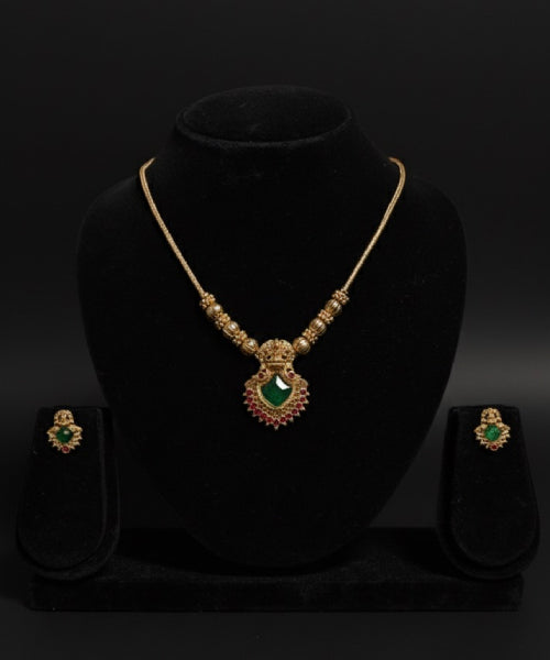 Lakshmi Palakka Necklace Set (#024)