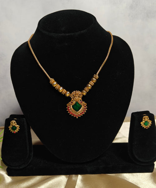 Lakshmi Palakka Necklace Set (#024)