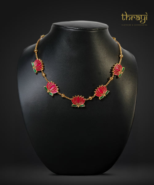 trending Lotus Necklace (#007)